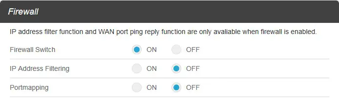 Sprint Coolpad Surf - Firewall