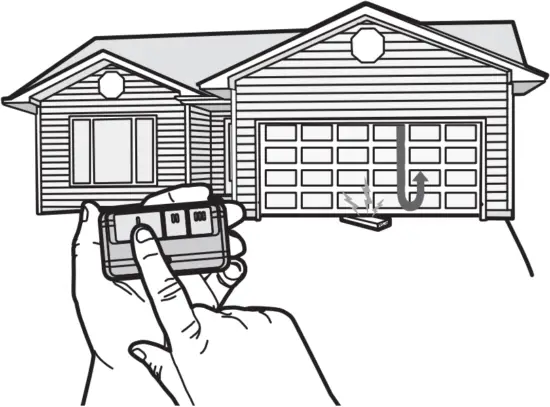 LiftMaster 8500W - Test safey reversal system 2