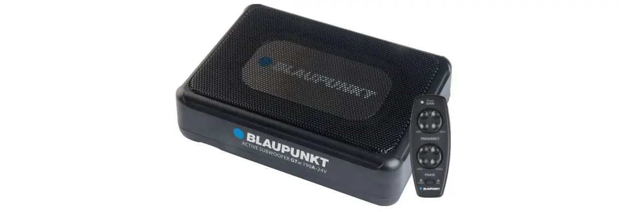 Blaupunkt Gtw 190 A - 24v Volt Car Subwoofer Active 280 Mm 150w Instruction Manual