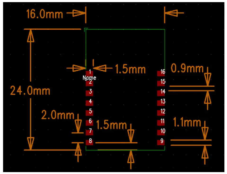 Meross MWA6S WiFi Module Spec - Front perspective view