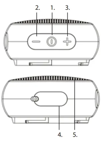 Fortyfour Group 2AWVU WRISTLER Wearable speaker -FUNCTIONS