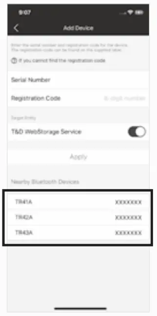 Add a Device to the App