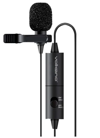 volkano Premium Tie Clip Microphone - -