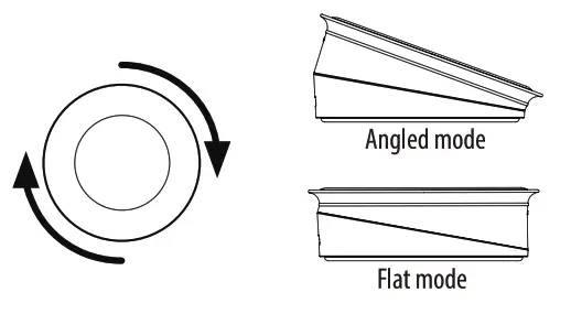 UTILITECH 1310836UT4 Rotating Wireless Charging Pad - flat mode