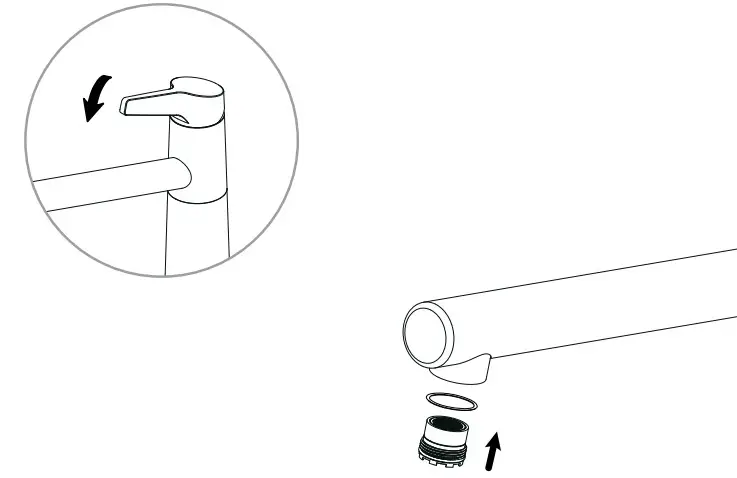 SCHOCK SC-510 High-Pressure Kitchen Tap with Extendible - Figure 12