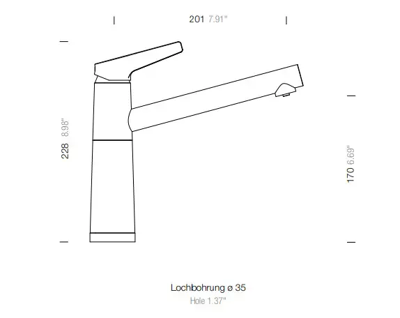 SCHOCK SC-510 High-Pressure Kitchen Tap with Extendible - Figure 19