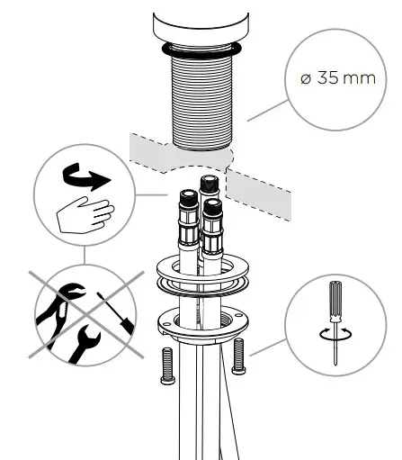SCHOCK SC-510 High-Pressure Kitchen Tap with Extendible - Figure 4
