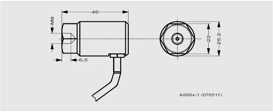 bkvibro-AS-068 Acceleration-Sensor-with-Constant-Current-Power-01