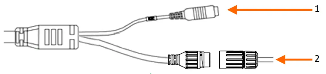 NOVUS Vandal Proof IP Camera Starlight Pro Duo - electrical connectors