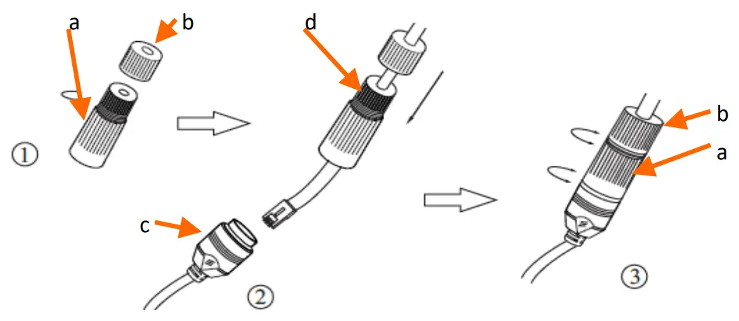 NOVUS Vandal Proof IP Camera Starlight Pro Duo - stop nut