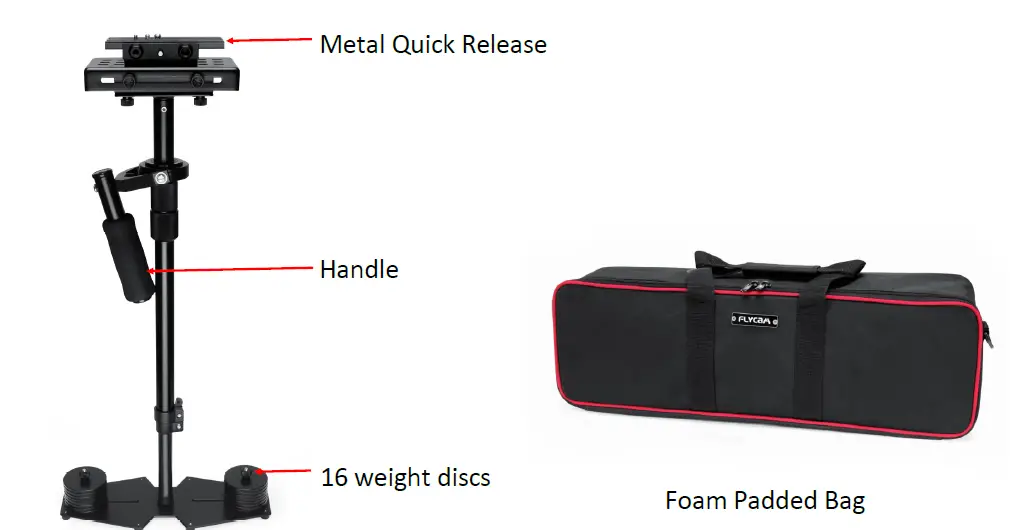 FLYCAM FLCM-10-Q 10 Handheld Stabilizer fig 1