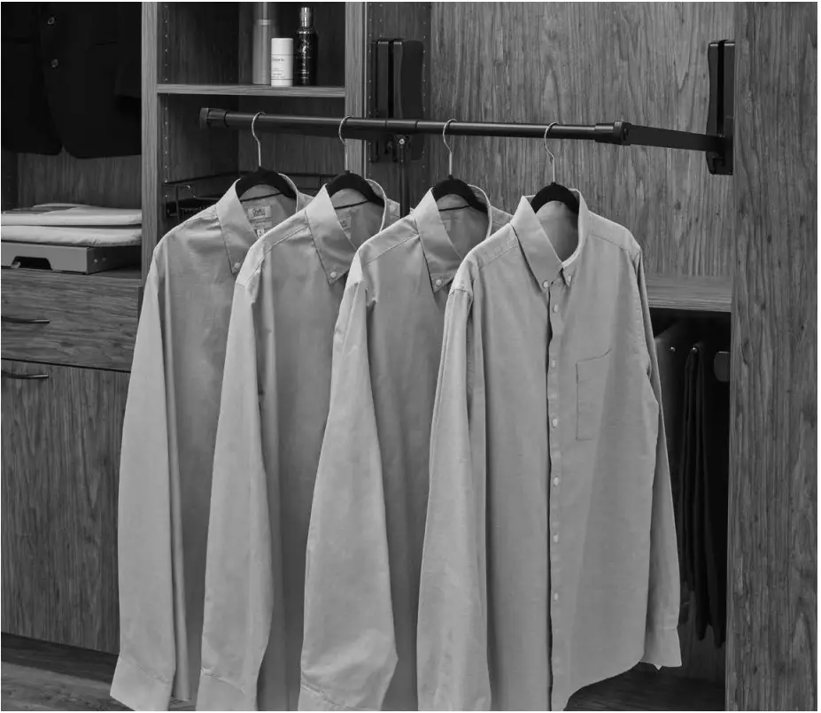 REV-A-SHELF CPDR Series Pull Down Closet Rod A1