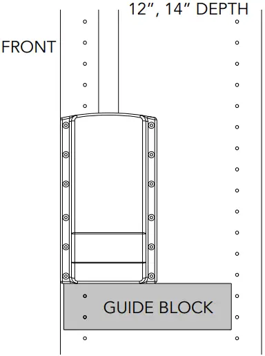 REV-A-SHELF CPDR Series Pull Down Closet Rod fig 2A