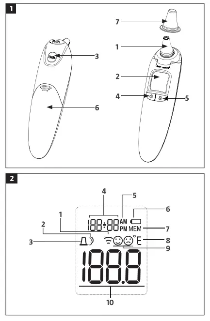 Menuett 013696 Fever Thermometer - fig