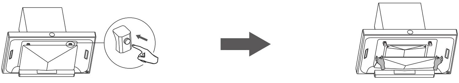 Midea 330411 T Canopy Rangehood with Smoke Detection - filters1