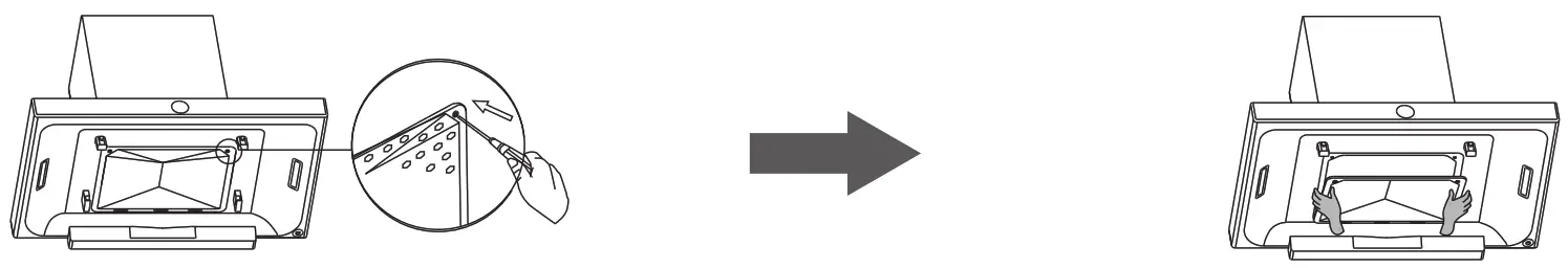 Midea 330411 T Canopy Rangehood with Smoke Detection - filters2