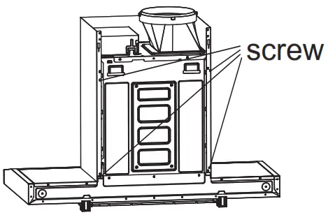 Midea 330411 T Canopy Rangehood with Smoke Detection - unplug