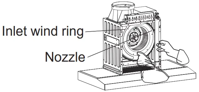 Midea 330411 T Canopy Rangehood with Smoke Detection - volute