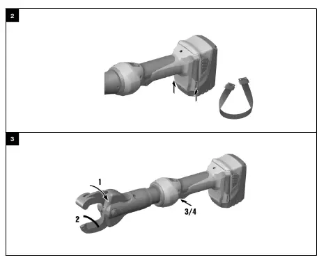HILTI NCT IS 053 A22 22 Volt NCT 53 A Lithium Ion Cordless Cable Cutter - fig
