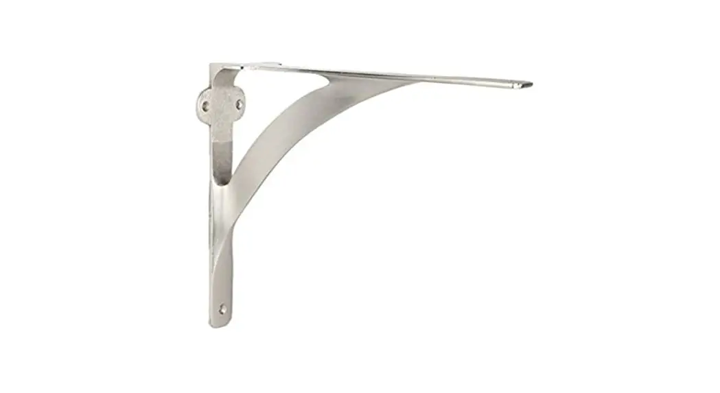 Knape Vogt Rp-201lw-8sn Satin Nickel 100 Lbs. Decorative Shelf Bracket Instructions