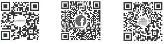 Elechomes HRW6102 4 Slice Belgian - Qr