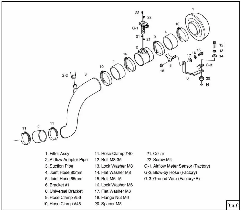 HKS-70020-AM01-Racing-Suction-Reloaded-Intake-Kit-FIG-6
