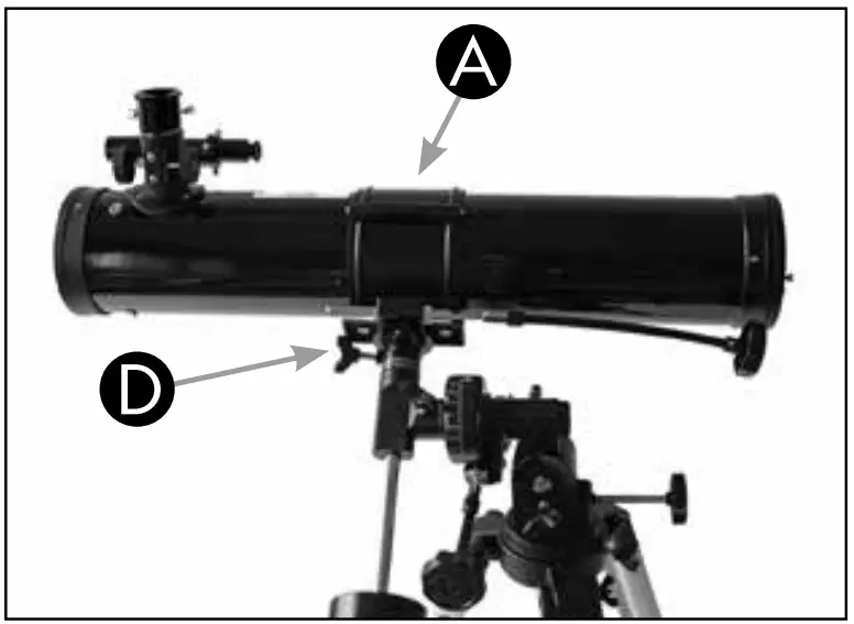 9454103 Reflector Telescope Hnadling
