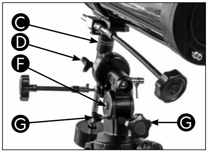 9454103 Reflector Telescope Hnadling
