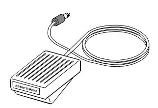 AND GXA-25 External Fanless Ionizer Instruction Manual - Foot switch with a plug (PRINT)