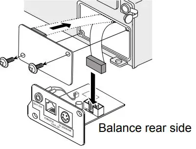 AND GXA-25 External Fanless Ionizer Instruction Manual - Remove the two screws