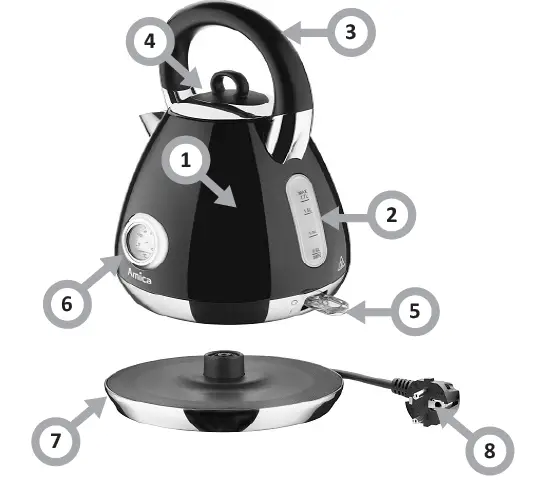 Amica KF 4041 Electric Kettle FIG (2)