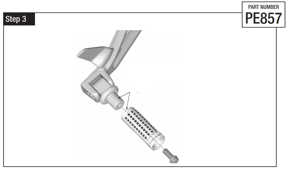 rizoma PE857 Peg Adaptor - 6