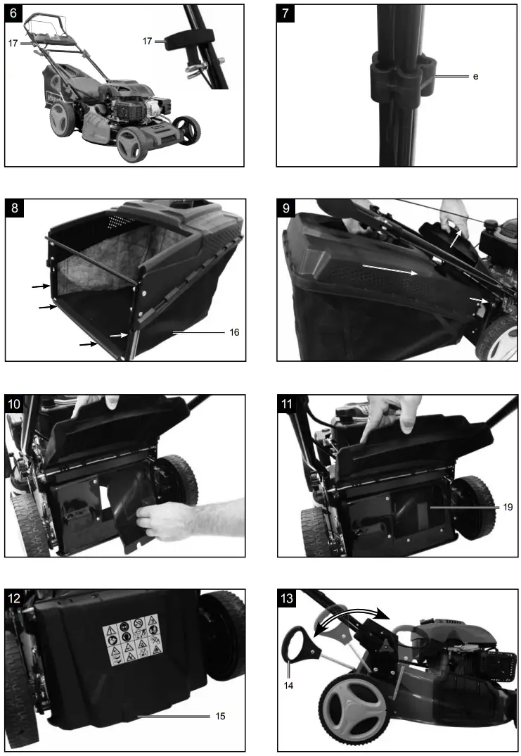 scheppach MS225-53E Petrol Lawn Mower - fig 2