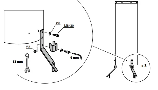 BFT RANCH C 275 600CN Fixed Traffic Bollard 4