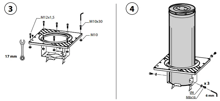 BFT RANCH C 275 600CN Fixed Traffic Bollard 8