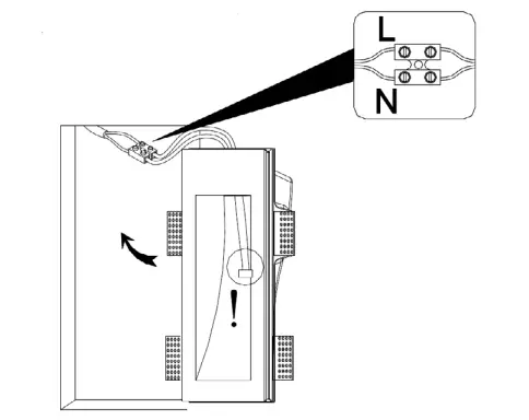 Knightsbridge-PWRCR-35W-Recessed-Rectangular-Plaster-Wall-Light-fig-1