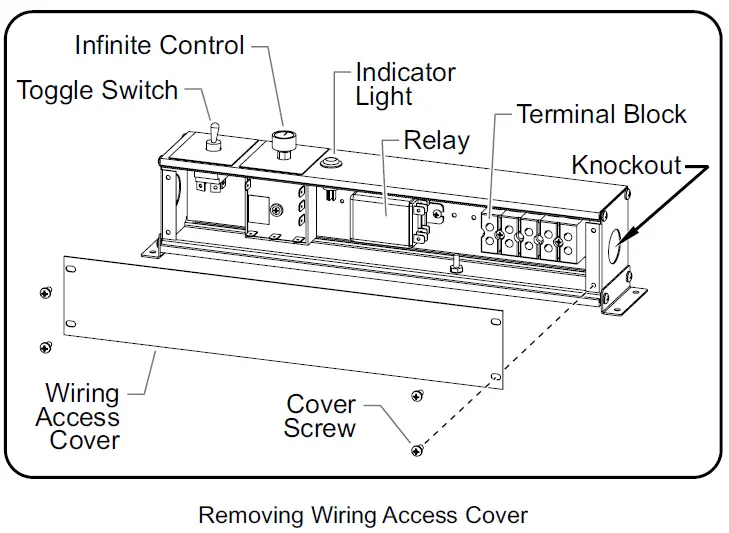 Hatco GRAHL-48-120-T Glo-Ray High-Wattage 48 Inch Wide Aluminum Housing 28