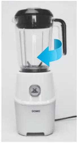 DOMO DO9184BL 3 en 1 X Power Ultimate Health Pack Nutri Blender - Figure 7