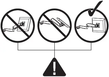 HUANUO Dual Gas Spring Monitor HNDS8 - Check the VESA Pattern 1