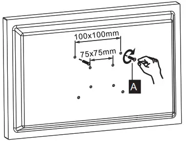 HUANUO Dual Gas Spring Monitor HNDS8 - Flat back monitor