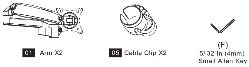 HUANUO Dual Gas Spring Monitor HNDS8 - Step 2