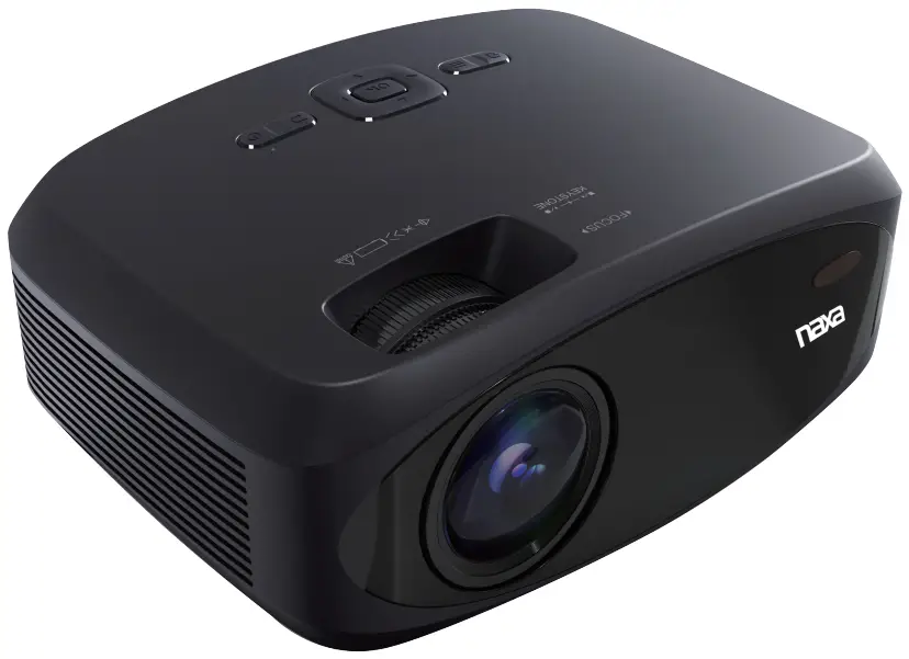 naxa NVP-3003C 210 Home Theater 1080P LCD Projector Player