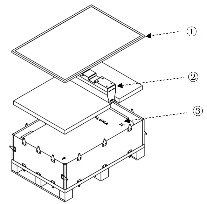 SOLUNA Lithium Battery Pack - wooden board