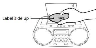 Sony ZSRS60BT CD Boombox with Bluetooth and NFC 2