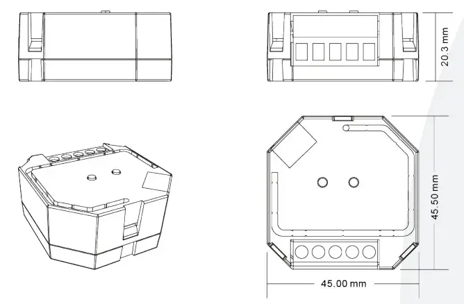 HOFTRONIC SR-1009SAC-HP Wireless LED Receiver 400 Watt - Figure 2