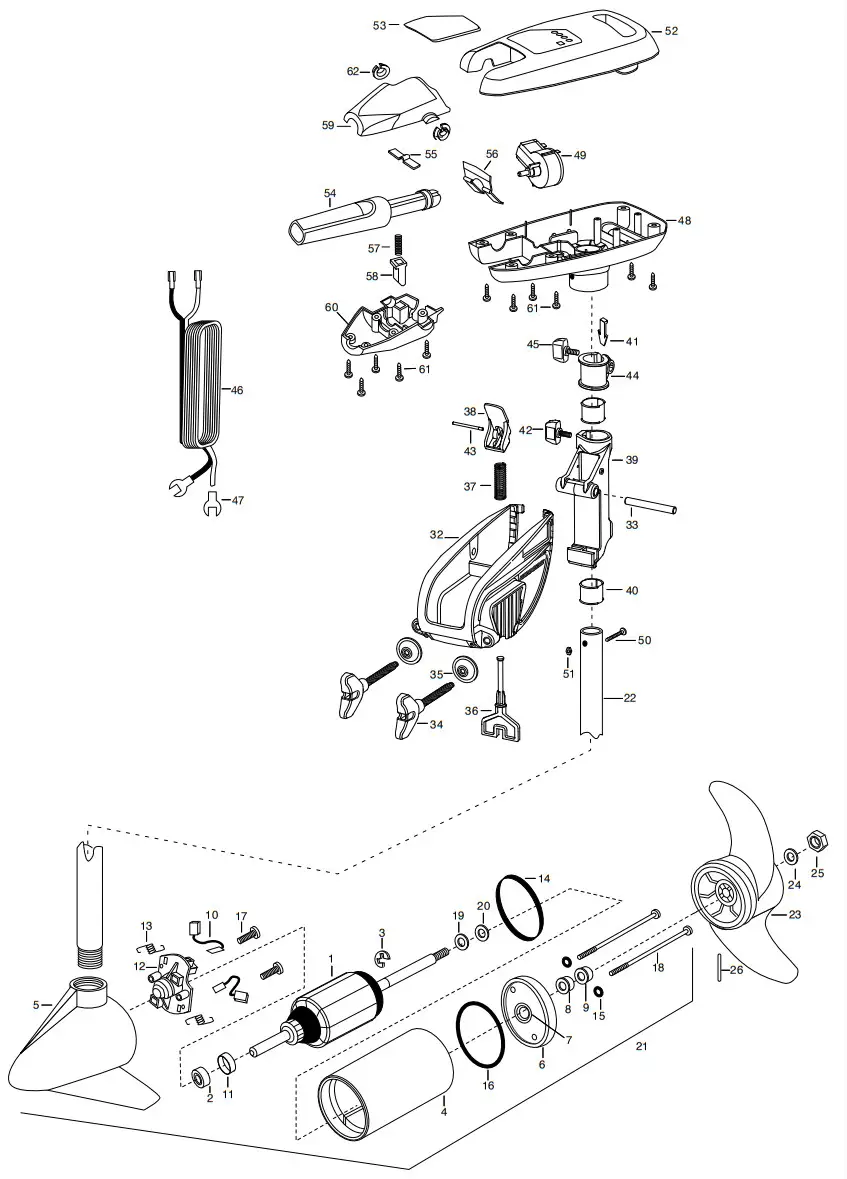 MINN KOTA CAMO Waterfowl Edition Transom Mount Trolling Motor - Figure 11