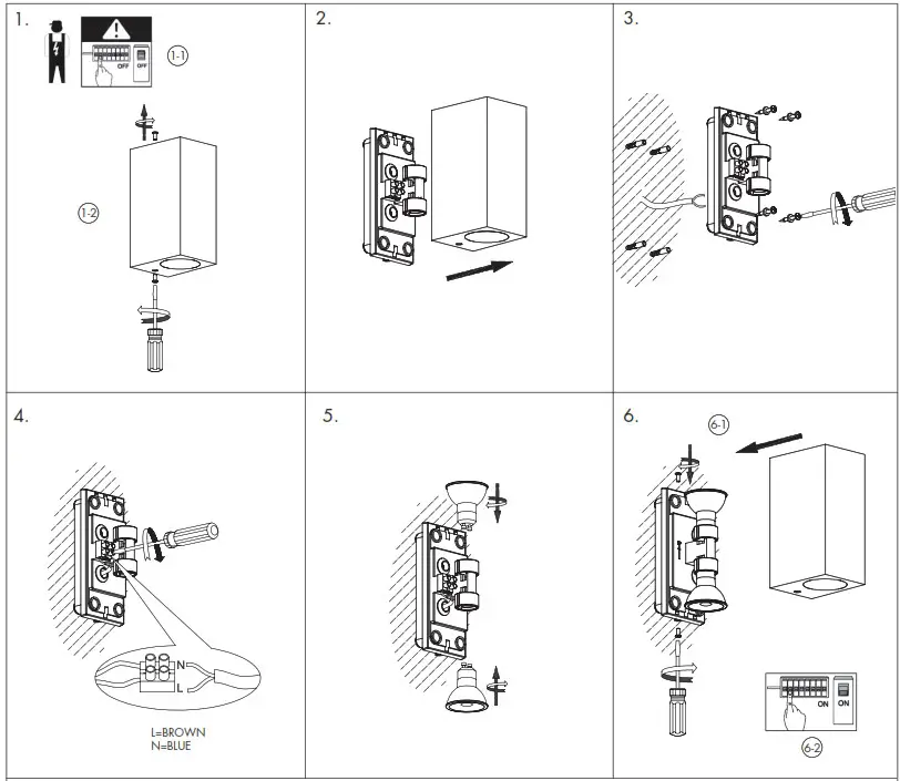 QAZQA Baleno II WL Plastic - overview 1