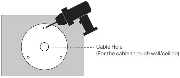 tp-link VIGI 3MP Turret Network -Drill Holes