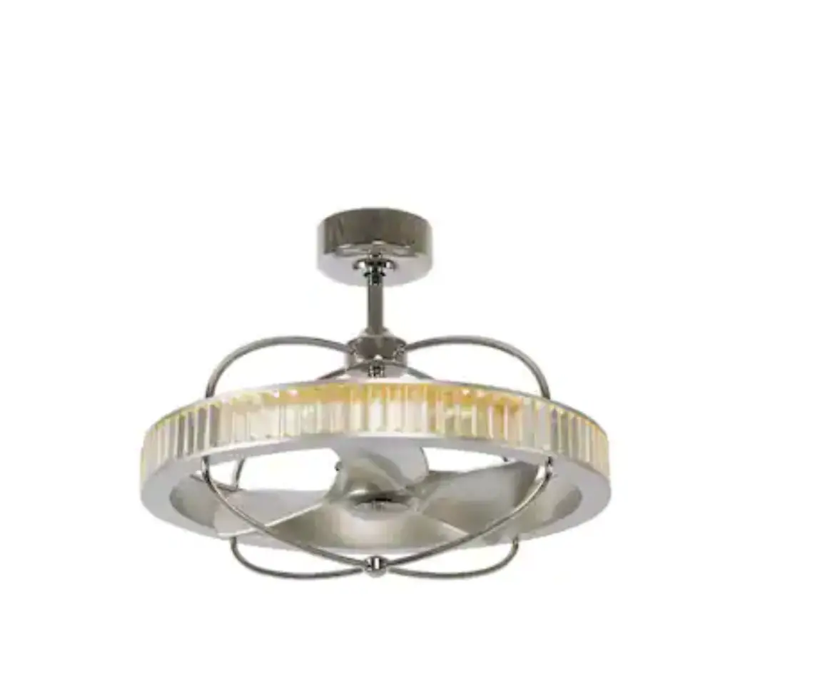 Parrotuncle Bba544101cb 28 In Led Indoor Nickel Crystal Caged Ceiling Fan User Manual Parrotuncle Bba544101cb 28 In Led Indoor Nickel Crystal Caged Ceiling Fan User Manual