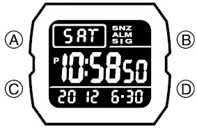 CASIO-3239-Wrist-watch-FIG-2